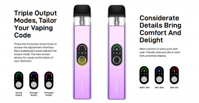 Vaporesso XROS 4 1000mAh KIT (Pink Mint)